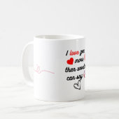 Sorprende a tu pareja con esta taza única kaffeetasse (Vorderseite Links)