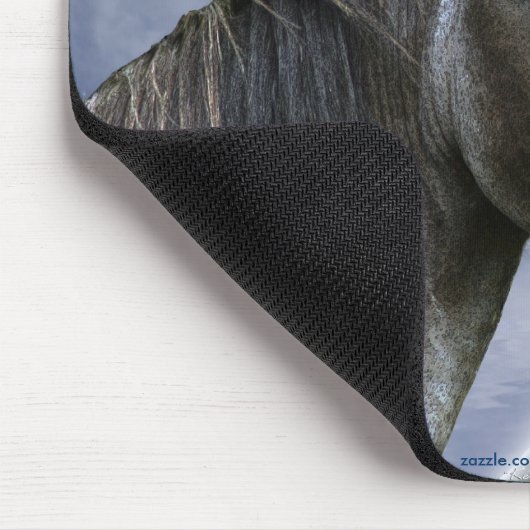 Sorraia Spanish Mustang Stallion Horse & Mousepad (Ecke)