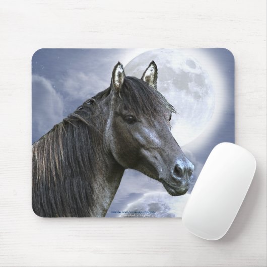 Sorraia Spanish Mustang Stallion Horse & Mousepad (Mit Mouse)