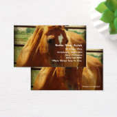 Sorrel in Round Pen (Schreibtisch)