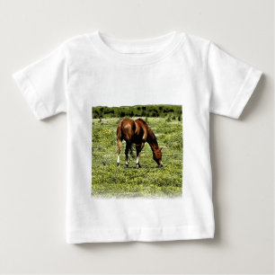 Sorrel Pferd Baby T-shirt
