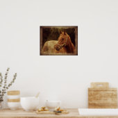 Sorrel Pferd Poster (Küche)