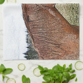 Sorrel Pferde Portrait Equine Art Illustration Handtuch (Gefaltet)