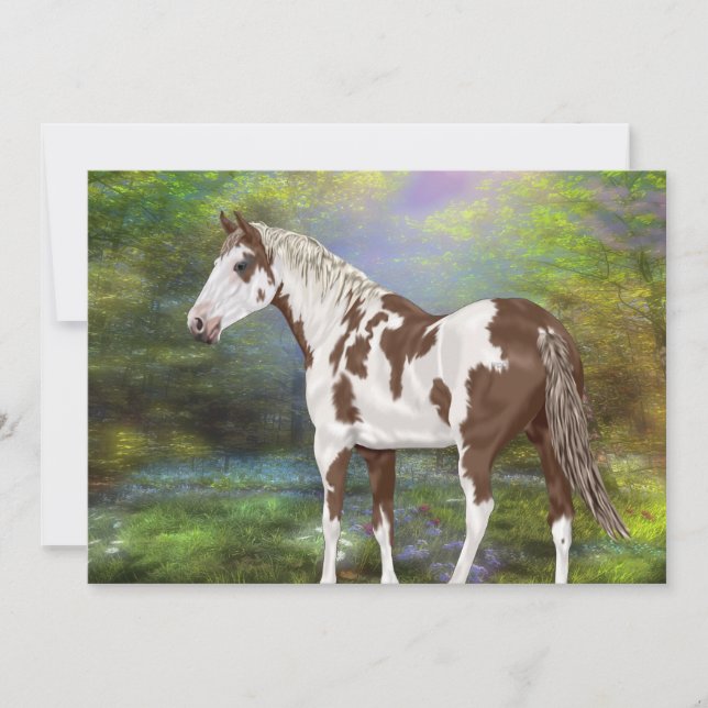 Sorrel Tovero Paint Horse Print (Vorderseite)