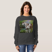 Sorrel Tovero Paint Horse Print Sweatshirt (Vorne ganz)