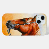 Sorrel Western Pleasure Quarter Horse Case-Mate iPhone Hülle (Rückseite (Horizontal))