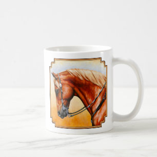 Sorrel Western Pleasure Quarter Horse Kaffeetasse