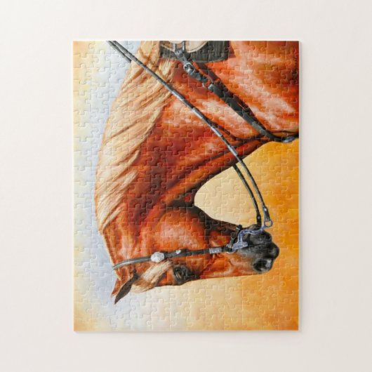 Sorrel Western Pleasure Quarter Horse Puzzle (Vertikal)