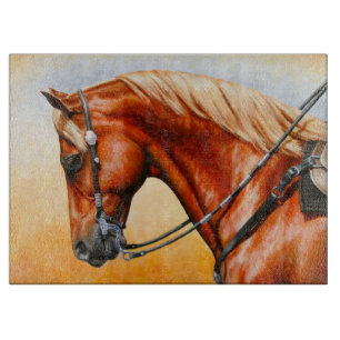 Sorrel Western Pleasure Quarter Horse Schneidebrett