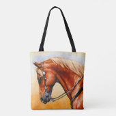 Sorrel Western Pleasure Quarter Horse Tasche (Rückseite)