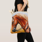 Sorrel Western Pleasure Quarter Horse Tasche (Von Nahem)