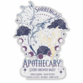 Sorrengail Apothecary Unoffice Vierte Flügelmaus Aufkleber (Vorderseite)