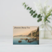 Sorrent durch das Meer, Neapel, Kampanien, Italien Visitenkarte (Stehend Vorderseite)