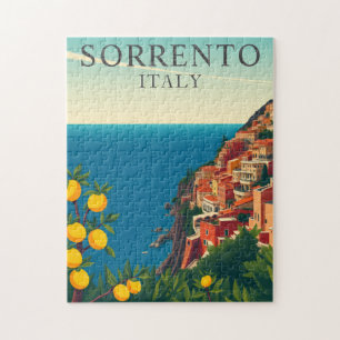 Sorrent Italien Puzzle Vintage Reise