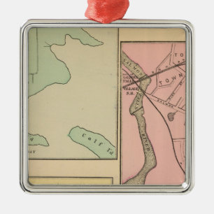 Sorrent, S Berwick, Bucksport Ornament Aus Metall