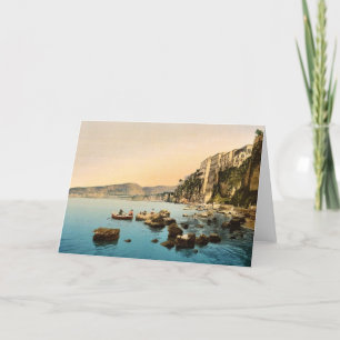 Sorrento am Meer, Neapel, Italien Klassiker Fotogr Karte
