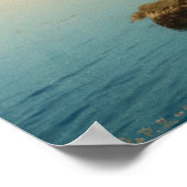 Sorrento am Meer, Neapel, Kampanien, Italien Poster (Ecke)