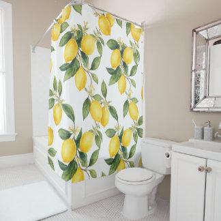 Sorrento Citrus Duschvorhang