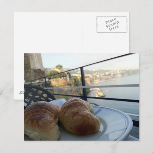 Sorrento Frühstück Postkarte (Vorne/Hinten)