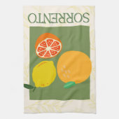 Sorrento Italien Citrus Kitchen Print Geschirrtuch (Vertikal)
