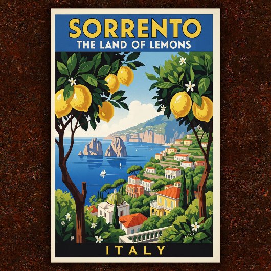 Sorrento, Italien: Eine Vintage Poster Collection