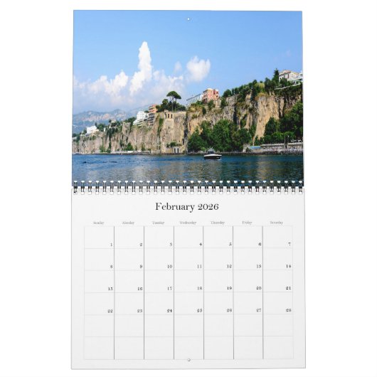 Sorrento - Italien - Europa - Kalender (Feb 2026)