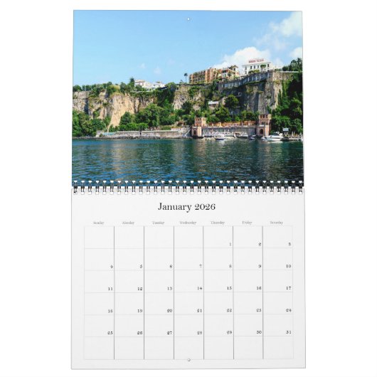 Sorrento - Italien - Europa - Kalender (Jan 2026)