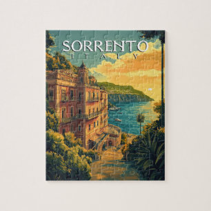 Sorrento Italien - Lebendige Stadtansicht Puzzle