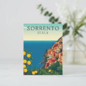 Sorrento, Italien Lemons Travel Retro Postkarte (Stehend Vorderseite)