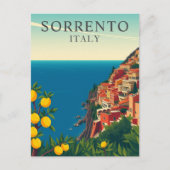 Sorrento, Italien Lemons Travel Retro Postkarte (Vorderseite)