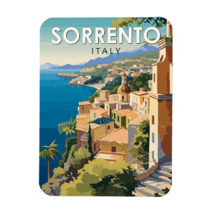 Sorrento Italien Reise Kunst Vintage Magnet