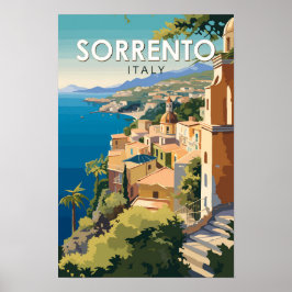 Sorrento Italien Reisen Kunst Vintag Poster