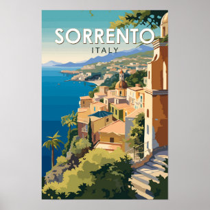 Sorrento Italien Reisen Kunst Vintag Poster