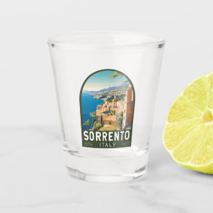 Sorrento Italien Reisen Kunst Vintag Schnapsglas