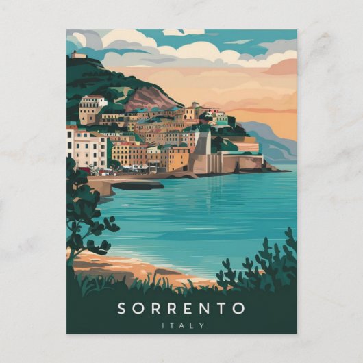 Sorrento Italien Travel Postkarte (Vorderseite)