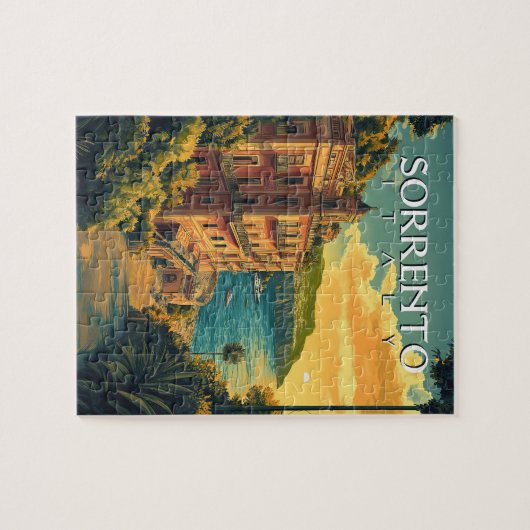 Sorrento Italien - Vibranntes Stadtbild Puzzle (Horizontal)