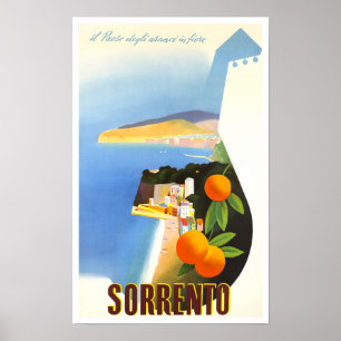 Sorrento Italien Vintage Poster