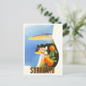 Sorrento Italien Vintage Postkarte (Stehend Vorderseite)