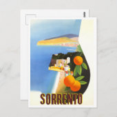 Sorrento Italien Vintage Postkarte (Vorne/Hinten)