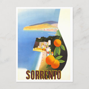 Sorrento Italien Vintage-Reise Postkarte