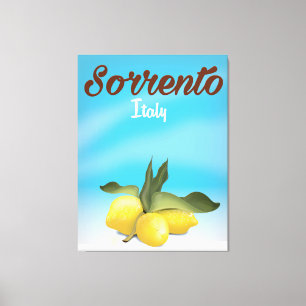 Sorrento Italienischer Urlaub Reiseplakat Leinwanddruck
