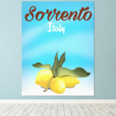 Sorrento Italienisches Reiseplakat Leinwanddruck (Insitu (Holzboden))