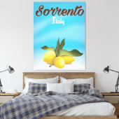 Sorrento Italienisches Reiseplakat Leinwanddruck (Insitu (Schlafzimmer))