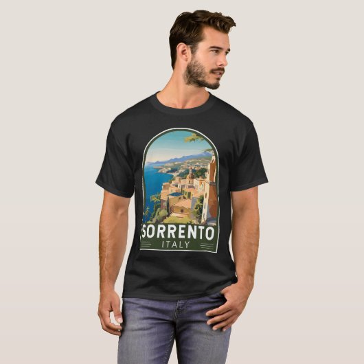 Sorrento Italyravel Art Emblem friends T-Shirt (Vorne ganz)