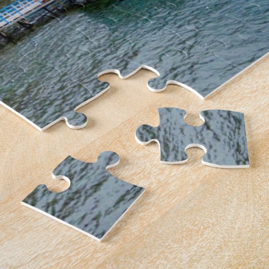 Sorrento Marina Grande Farbenfroher Strand in Ital Puzzle (Seite)