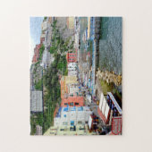 Sorrento Marina Grande Farbenfroher Strand in Ital Puzzle (Vertikal)