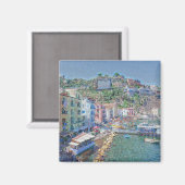 SORRENTO, Marina Grande, Fridge Magnet (Vorderseite/Rückseite)