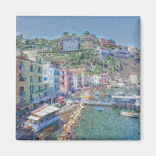 SORRENTO, Marina Grande, Fridge Magnet (Vorne)