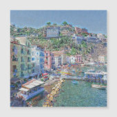 SORRENTO, Marina Grande, Kühlschrankmagnet Magnetkarte (Vorderseite)