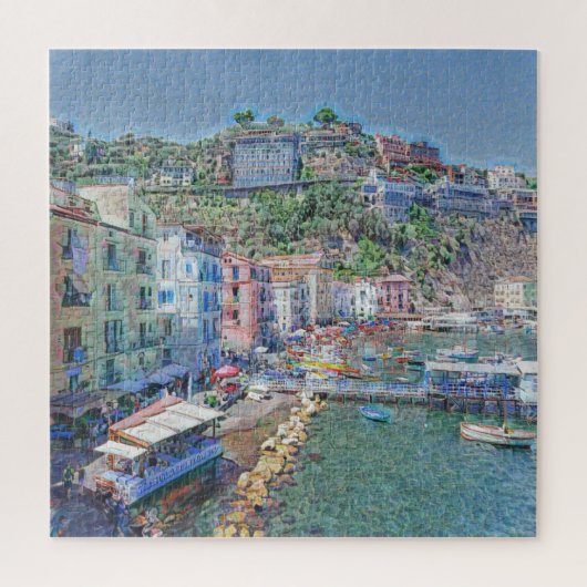 SORRENTO, Marina Grande, Puzzle (Vertikal)